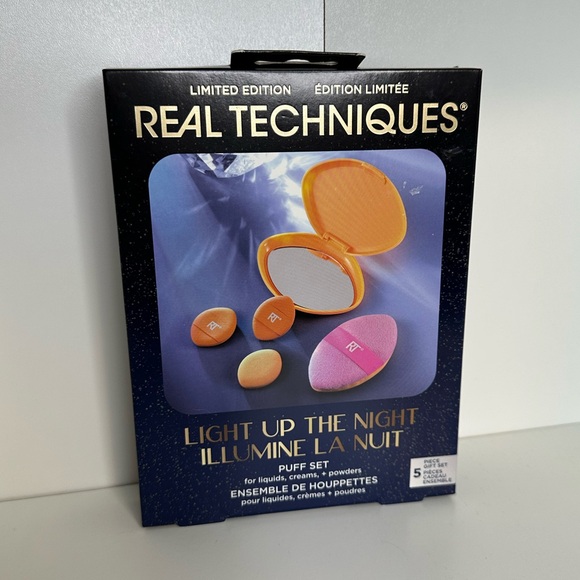 Real Techniques Light Up The Night Puff Set 5 Piece Set - Picture 4 of 5